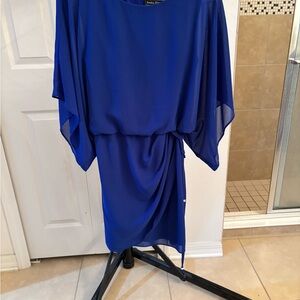 Elegant Blue Women's Dress